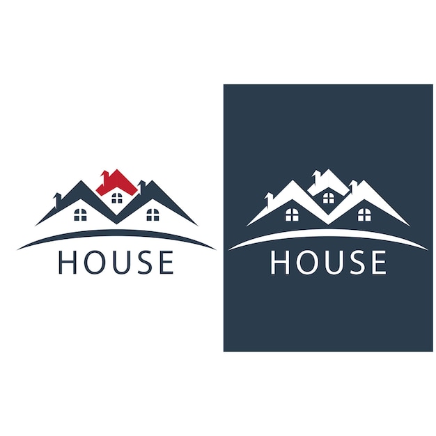 House logo and symbol vector image