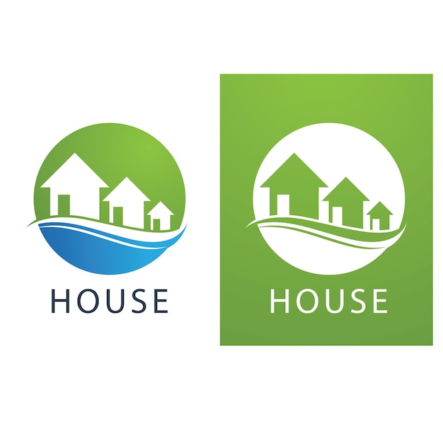 House logo and symbol vector image