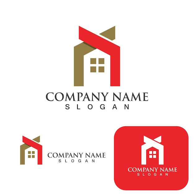 House logo and symbol vector image