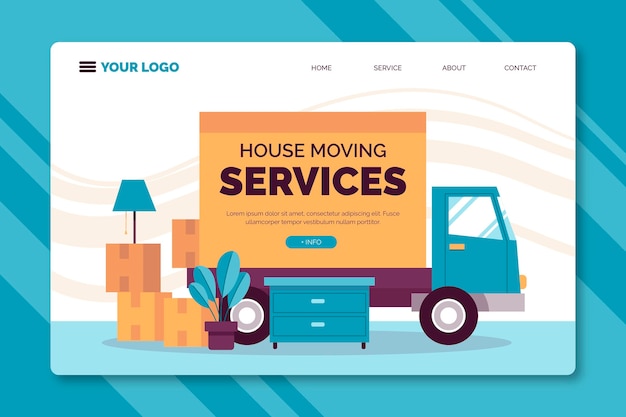 House moving services landing page