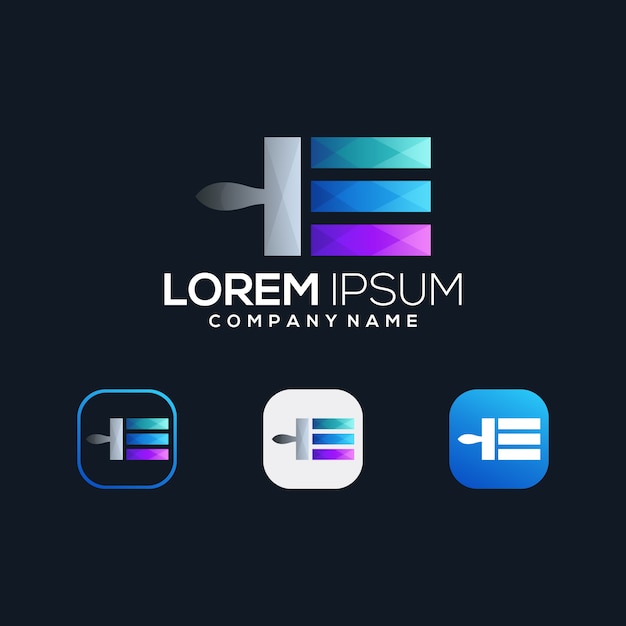 House paint premium logo icon