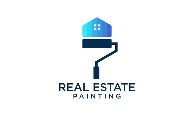 House painting real estate logo