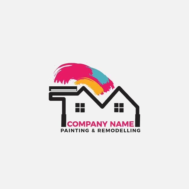 house painting and remodeling logo