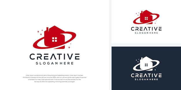 House planet logo design