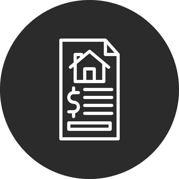Vector house price vector icon illustration of real estate iconset