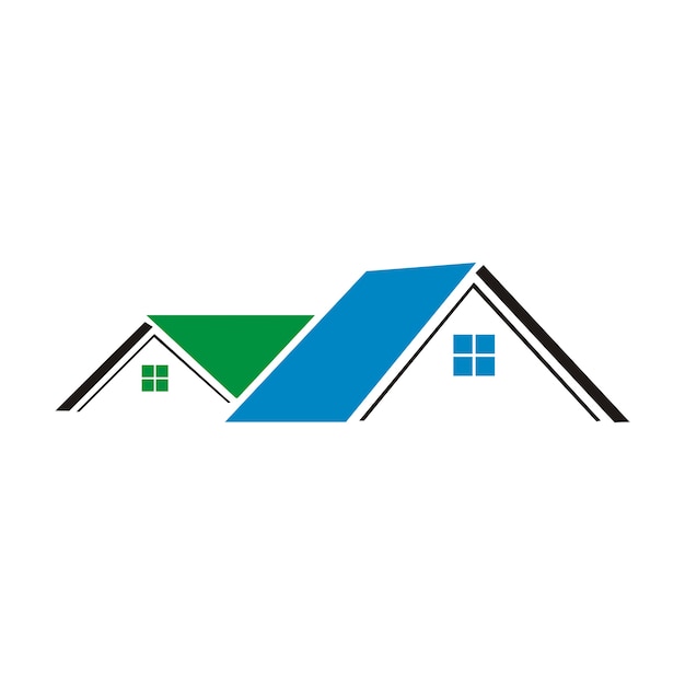 Vector house real estate logo