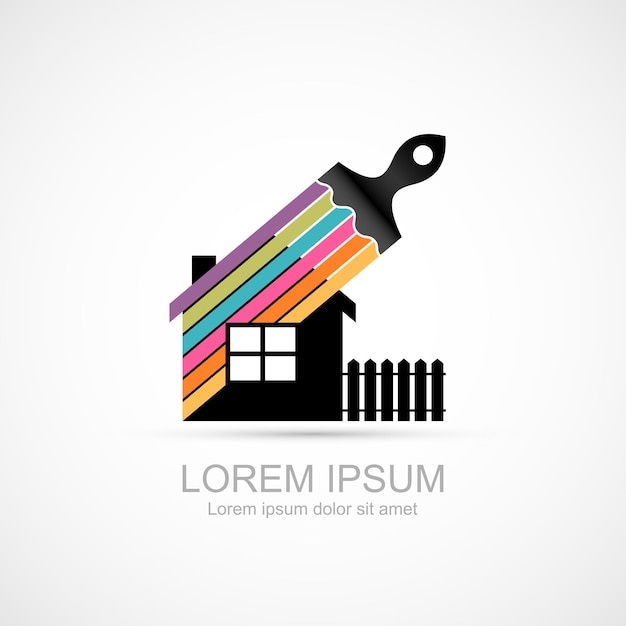 Vector house renovation icon