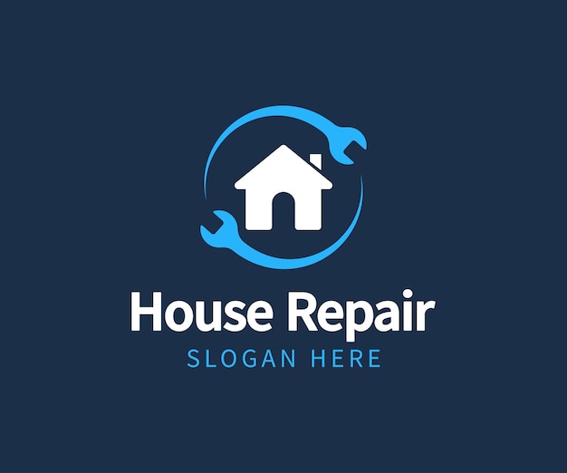 House Repair Logo Design Template