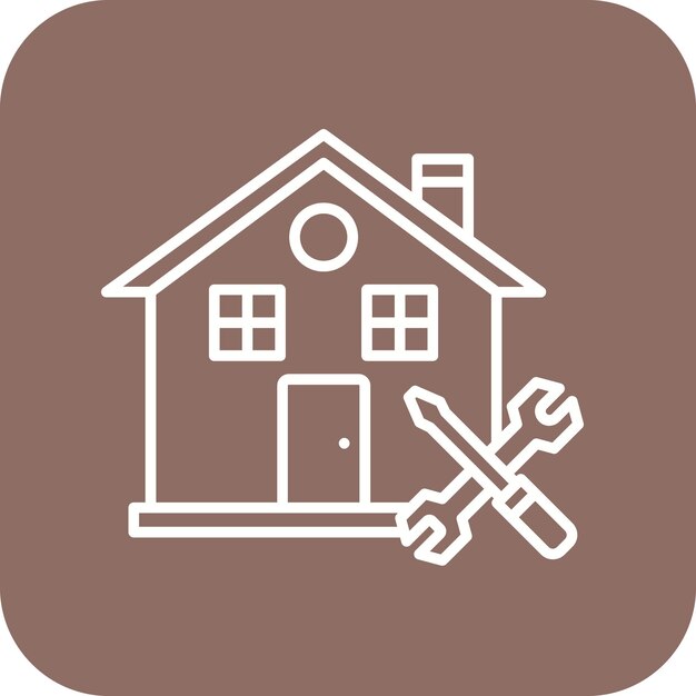 House Repair vector icon Can be used for Real Estate iconset