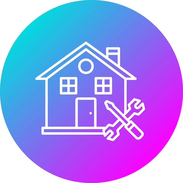 House Repair vector icon Can be used for Real Estate iconset