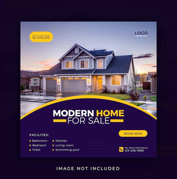 house sale design property flyer bundle real estate posters