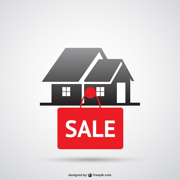 Premium Vector  House for sale logo