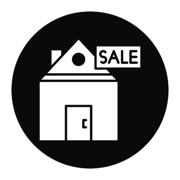 売るための家 ベクトルイラスト