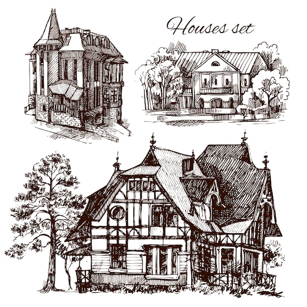 House sketch illustration