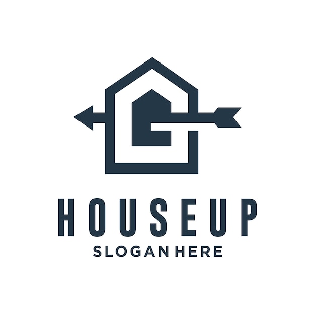 House target logo design concept template