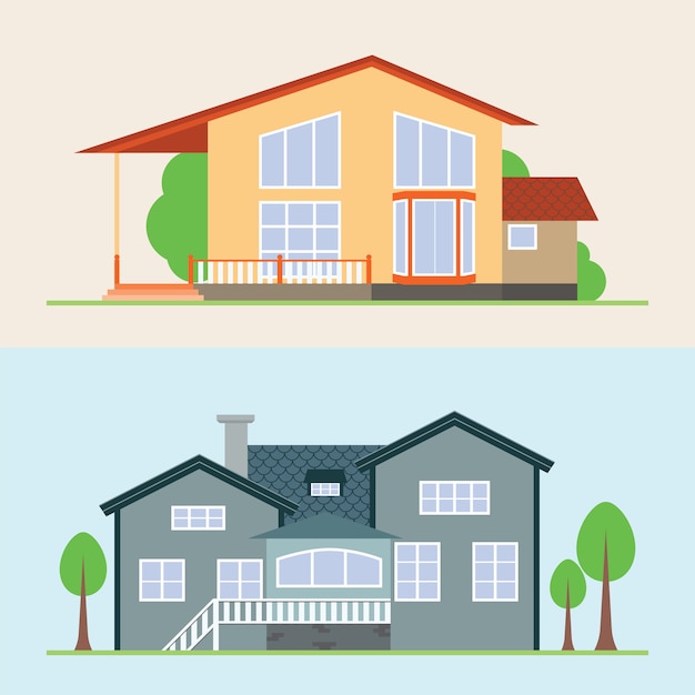 House vector illustration.