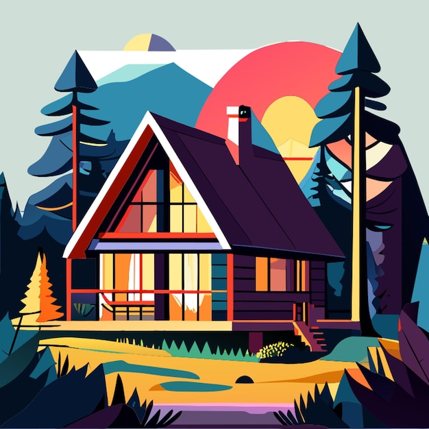 house vector illustration