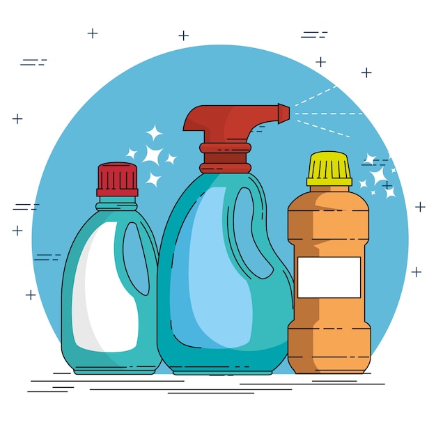 Household cleaning supplies