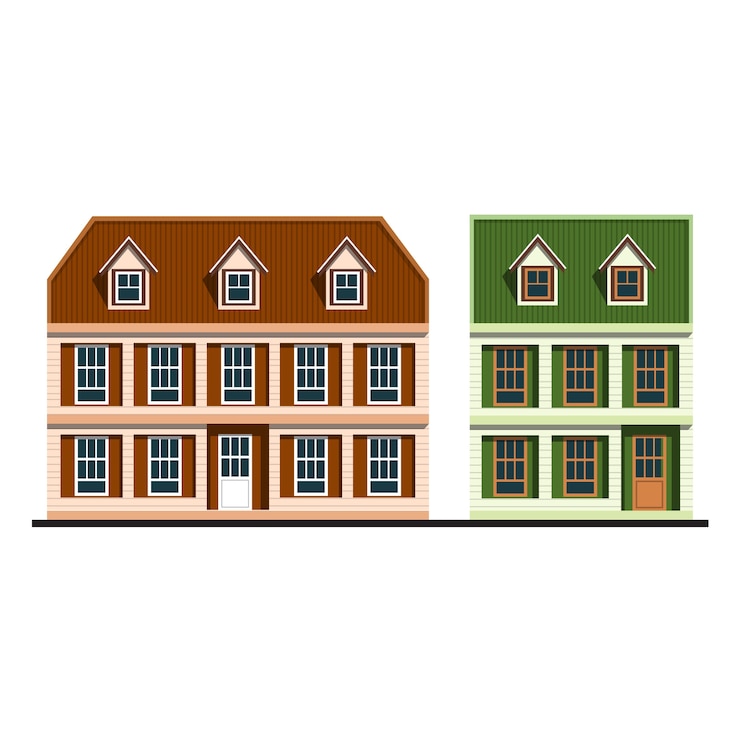 Vector houses