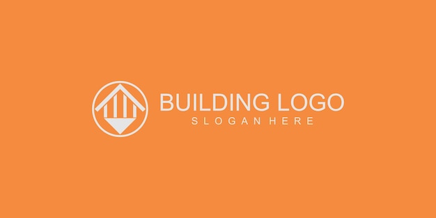 Housing logo design with the latest model Residential business card premium vector