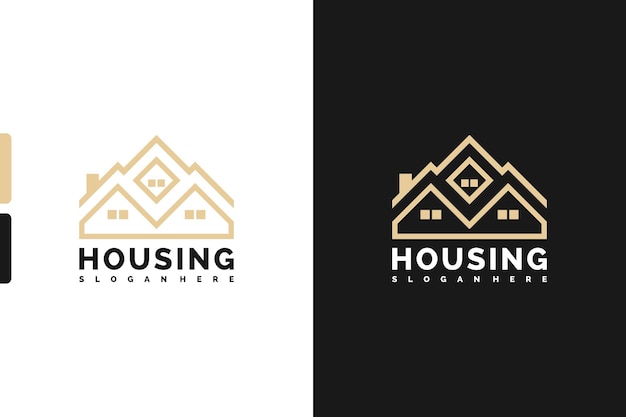 Vector housing logo property logo logo design inspiration