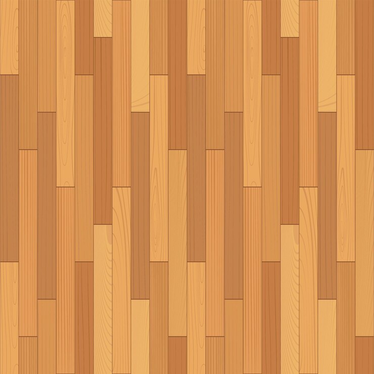 Houten parket naadloos patroon Lichte laminaatvloer bovenaanzicht realistische vectorillustratie