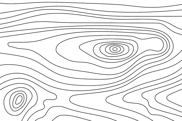 Houtstructuur imitatie zwarte lijnen op witte achtergrond vector design