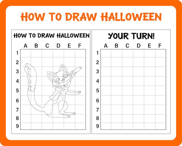 How to draw Halloween for kids