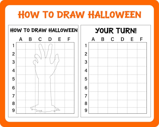 How to draw Halloween for kids