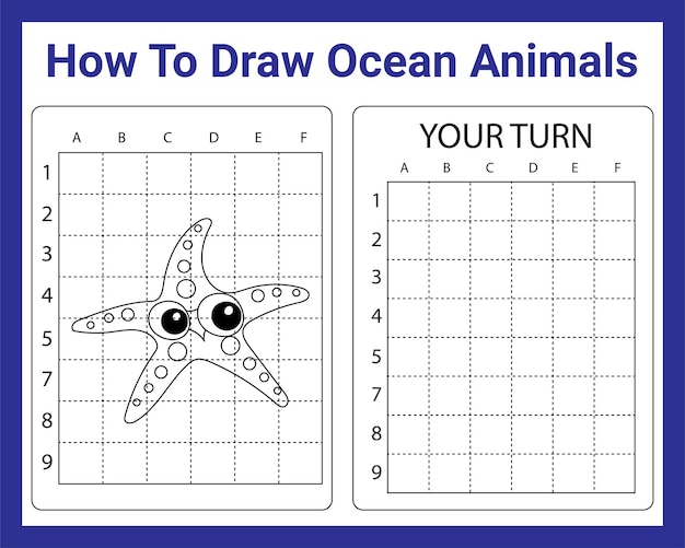 子供のための海の動物を描く方法