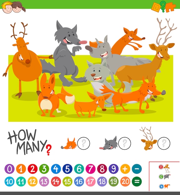 How many animals activity