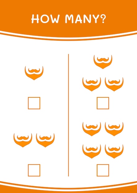 Сколько игр с бородой Лепрекона для детей Векторная иллюстрация для печати листа
