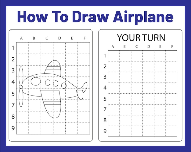 Как нарисовать самолет для детей.