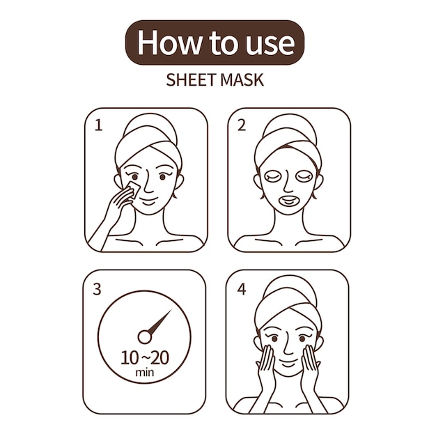 Vector how to use the seat mask pack