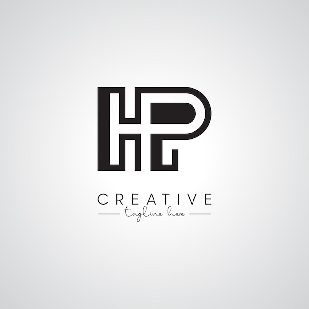 HP 크리에이티브 로고 디자인