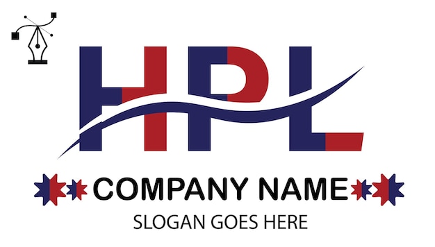 Vector hpl letter logo