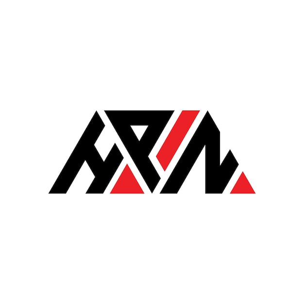 hpn triangle letter logo design with triangle shape hpn triangle logo design monogram hpn triangle vector logo template with red color hpn triangular logo simple elegant and luxurious logo hpn