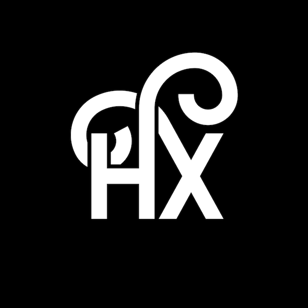 Vector hq letter logo design on black background hq creative initials letter logo concept hq letter design hq white letter design on black background h q h q logo