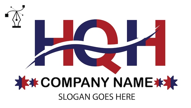 Vector hqh letter logo