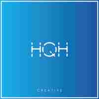 Vector hqh premium vector latter logo design creative logo vector illustration logo creative monogram