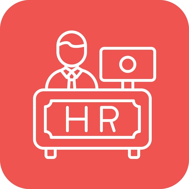 Vector hr department icon vector image can be used for human resources