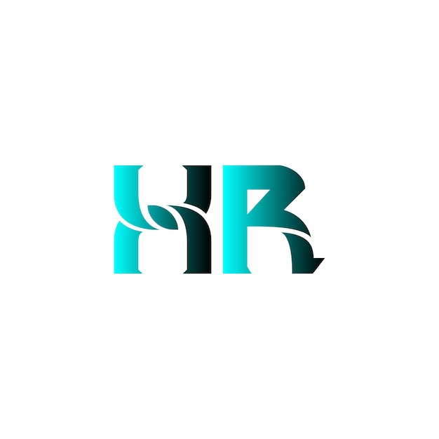 Vector hr logo vector