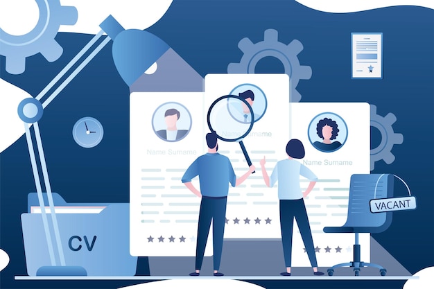 hr specialists choose job candidates recruitment agency background job interview employment process