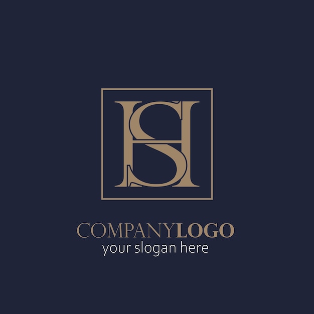 HS brief monogram logo