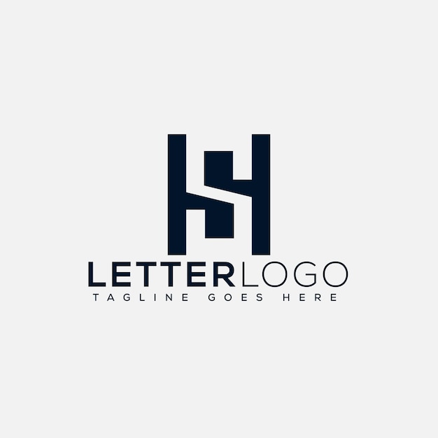 HS Logo Design Template Vector Graphic Branding Element