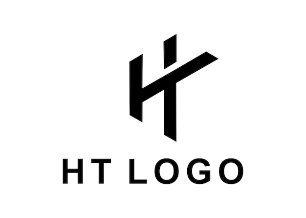 Ht vectorillustratie van het logoontwerp