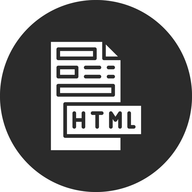 HTML-bestand vector icoon illustratie van codering en ontwikkeling icoon set