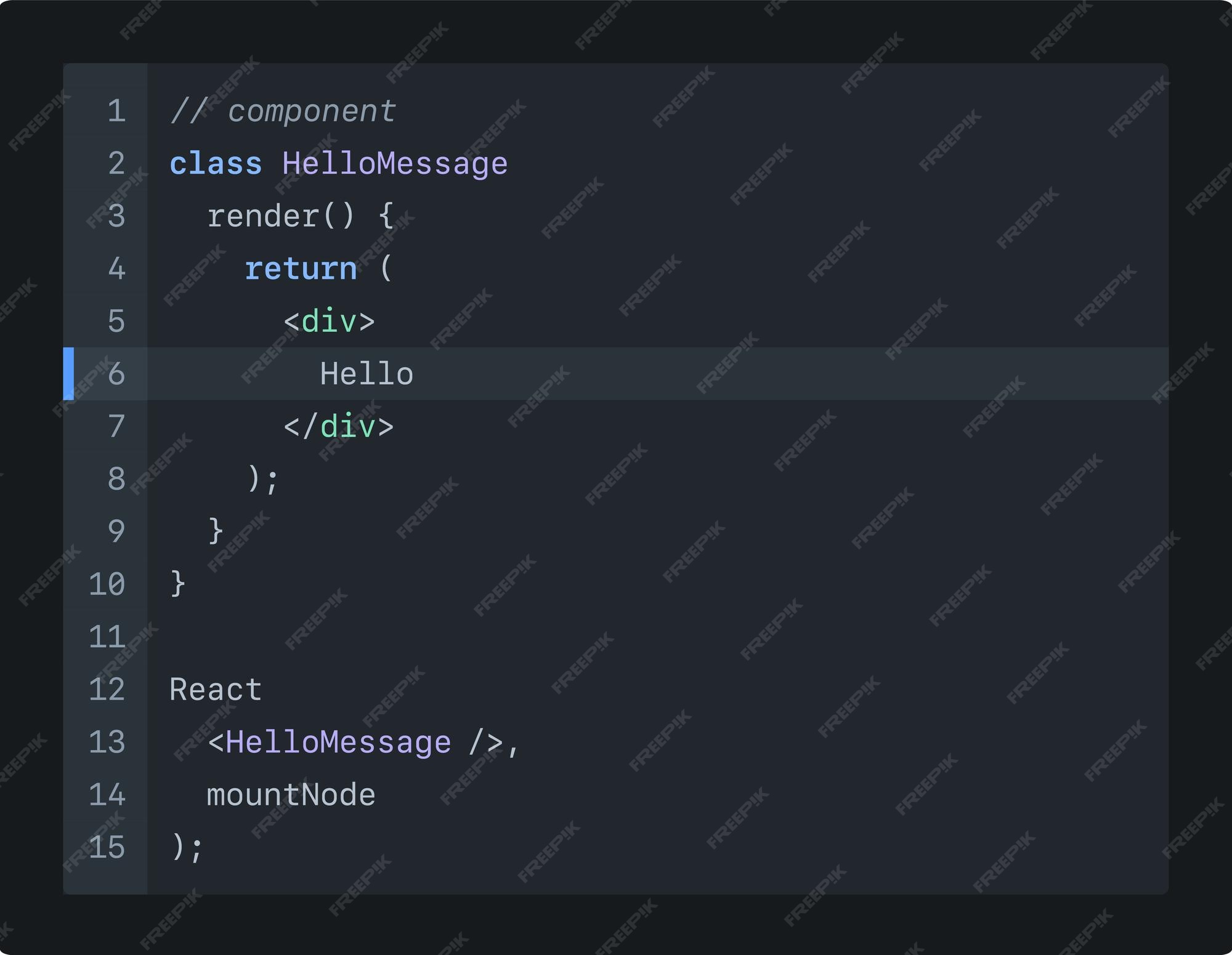 Premium Vector | HTML code website Coding programming concept Vector ...