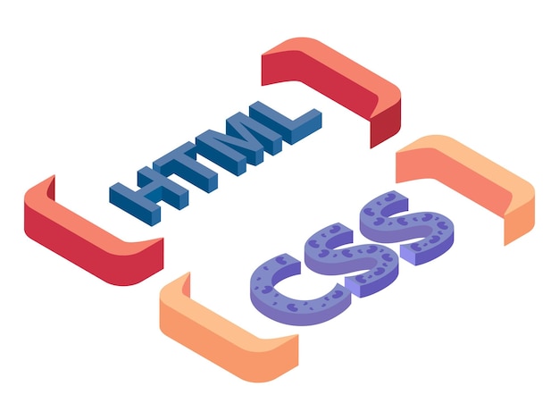 HTML and CSS Illustration