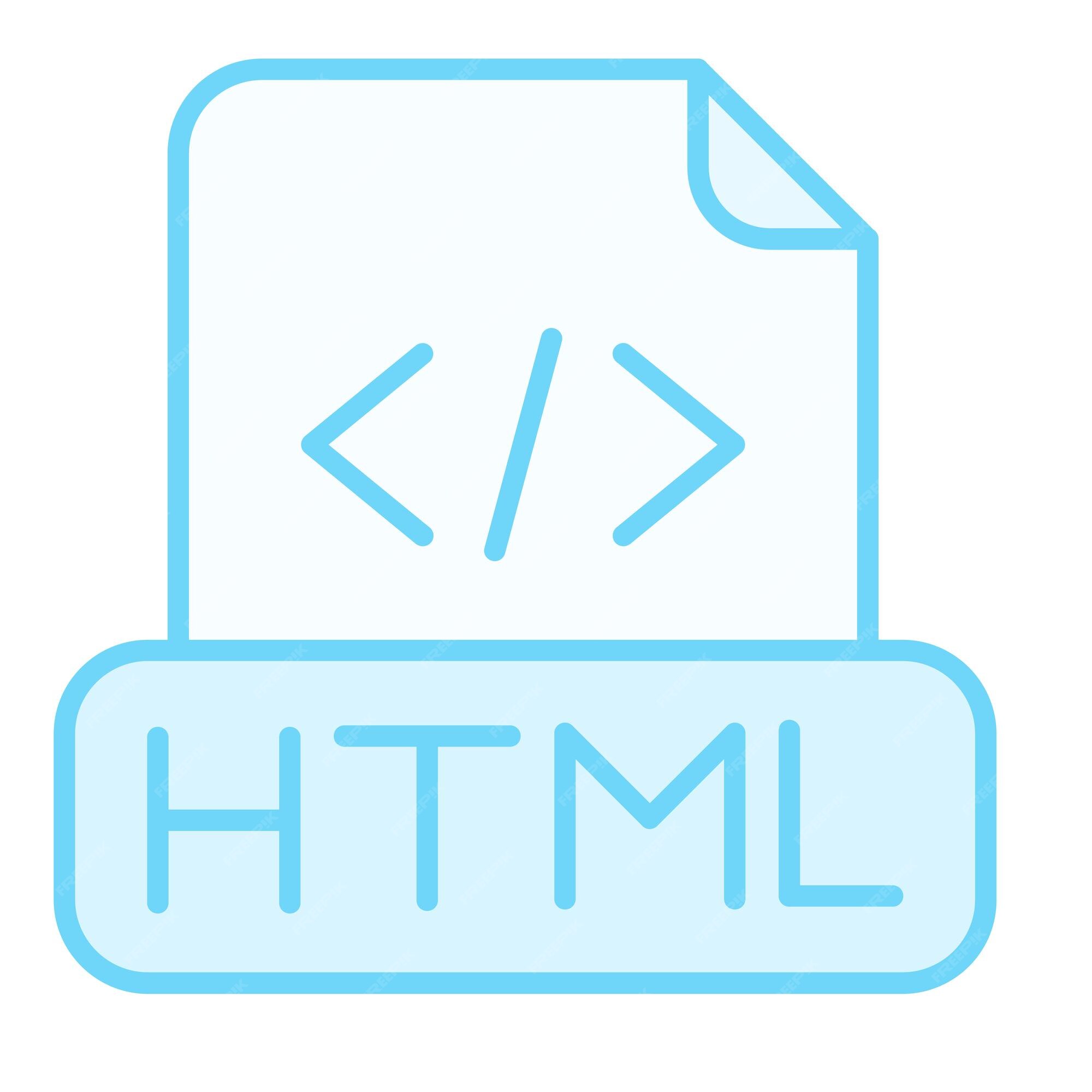 Premium Vector | Html File icon vector image Can be used for Computer ...